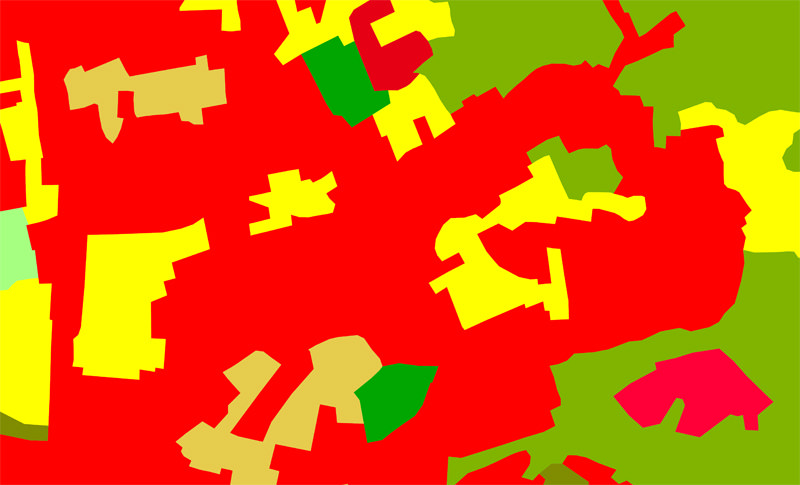 Imagem do Uso e Ocupação do solo da mesma área urbana — COS2018